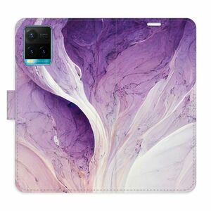 Flipové pouzdro iSaprio - Purple Paint - Vivo Y21 / Y21s / Y33s obraz