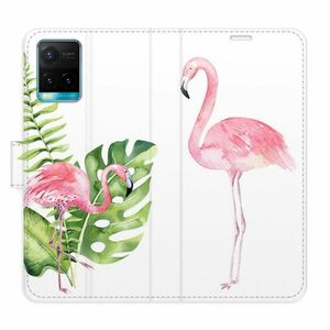 Flipové pouzdro iSaprio - Flamingos - Vivo Y21 / Y21s / Y33s obraz