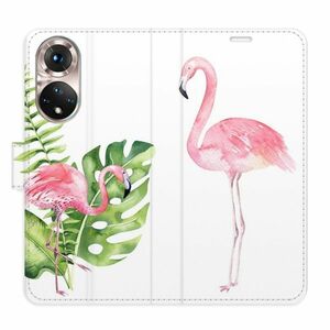 Flipové pouzdro iSaprio - Flamingos - Honor 50 / Nova 9 obraz