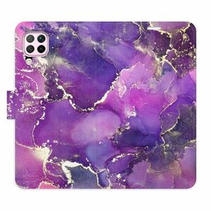 Flipové pouzdro iSaprio - Purple Marble - Huawei P40 Lite obraz
