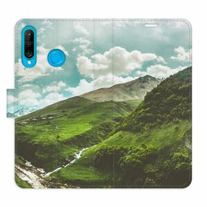 Flipové pouzdro iSaprio - Mountain Valley - Huawei P30 Lite obraz