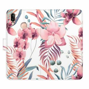 Flipové pouzdro iSaprio - Pink Flowers 02 - Huawei P20 Lite obraz