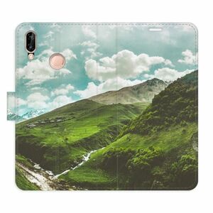 Flipové pouzdro iSaprio - Mountain Valley - Huawei P20 Lite obraz