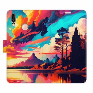 Flipové pouzdro iSaprio - Colorful Mountains 02 - Huawei P20 Lite obraz