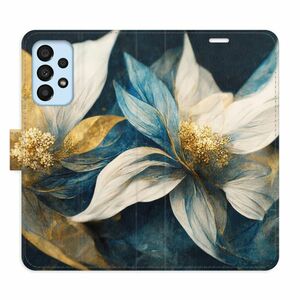 Flipové pouzdro iSaprio - Gold Flowers - Samsung Galaxy A33 5G obraz