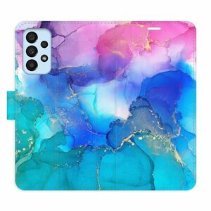 Flipové pouzdro iSaprio - BluePink Paint - Samsung Galaxy A33 5G obraz