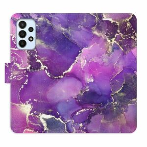 Flipové pouzdro iSaprio - Purple Marble - Samsung Galaxy A23 / A23 5G obraz