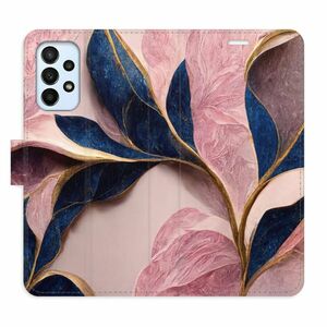 Flipové pouzdro iSaprio - Pink Leaves - Samsung Galaxy A23 / A23 5G obraz