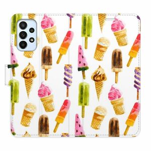 Flipové pouzdro iSaprio - Ice Cream Pattern - Samsung Galaxy A23 / A23 5G obraz