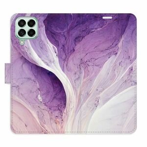 Flipové pouzdro iSaprio - Purple Paint - Samsung Galaxy M53 5G obraz