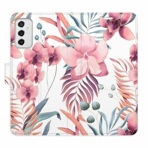 Flipové pouzdro iSaprio - Pink Flowers 02 - Samsung Galaxy M52 5G obraz
