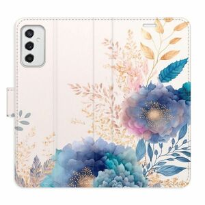 Flipové pouzdro iSaprio - Ornamental Flowers 03 - Samsung Galaxy M52 5G obraz