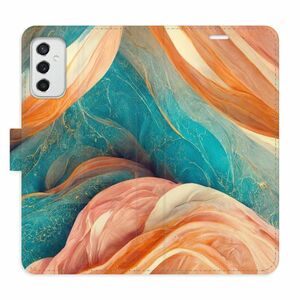 Flipové pouzdro iSaprio - Blue and Orange - Samsung Galaxy M52 5G obraz