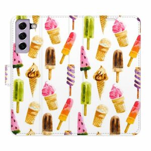 Flipové pouzdro iSaprio - Ice Cream Pattern - Samsung Galaxy S21 FE 5G obraz