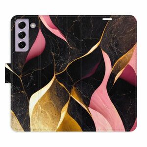 Flipové pouzdro iSaprio - Gold Pink Marble 02 - Samsung Galaxy S21 FE 5G obraz