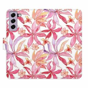 Flipové pouzdro iSaprio - Flower Pattern 10 - Samsung Galaxy S21 FE 5G obraz