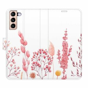 Flipové pouzdro iSaprio - Pink Flowers 03 - Samsung Galaxy S21 obraz