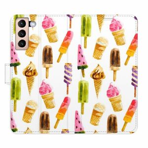 Flipové pouzdro iSaprio - Ice Cream Pattern - Samsung Galaxy S21 obraz