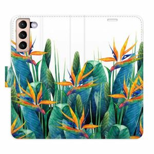 Flipové pouzdro iSaprio - Exotic Flowers 02 - Samsung Galaxy S21 obraz