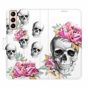Flipové pouzdro iSaprio - Crazy Skull - Samsung Galaxy S21 obraz