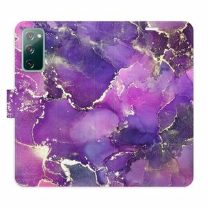 Flipové pouzdro iSaprio - Purple Marble - Samsung Galaxy S20 FE obraz