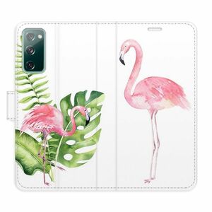 Flipové pouzdro iSaprio - Flamingos - Samsung Galaxy S20 FE obraz