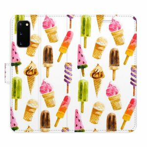 Flipové pouzdro iSaprio - Ice Cream Pattern - Samsung Galaxy S20 obraz