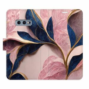 Flipové pouzdro iSaprio - Pink Leaves - Samsung Galaxy S10e obraz