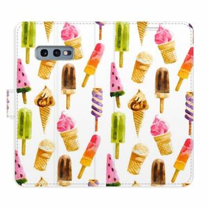 Flipové pouzdro iSaprio - Ice Cream Pattern - Samsung Galaxy S10e obraz