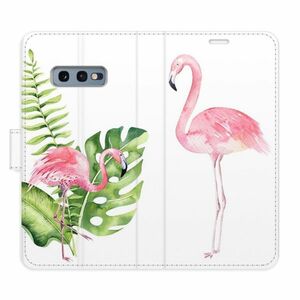 Flipové pouzdro iSaprio - Flamingos - Samsung Galaxy S10e obraz