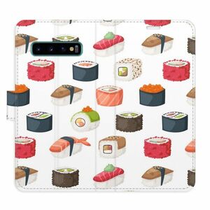 Flipové pouzdro iSaprio - Sushi Pattern 02 - Samsung Galaxy S10 obraz