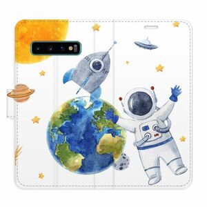 Flipové pouzdro iSaprio - Space 06 - Samsung Galaxy S10 obraz