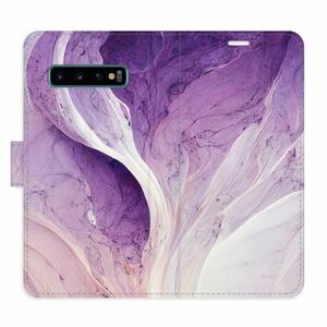 Flipové pouzdro iSaprio - Purple Paint - Samsung Galaxy S10 obraz