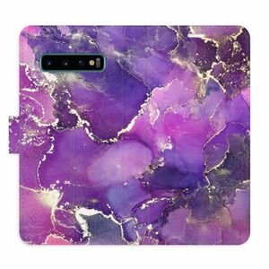 Flipové pouzdro iSaprio - Purple Marble - Samsung Galaxy S10 obraz