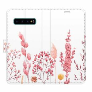 Flipové pouzdro iSaprio - Pink Flowers 03 - Samsung Galaxy S10 obraz