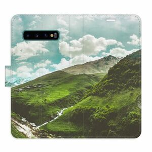 Flipové pouzdro iSaprio - Mountain Valley - Samsung Galaxy S10 obraz