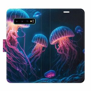 Flipové pouzdro iSaprio - Jellyfish - Samsung Galaxy S10 obraz