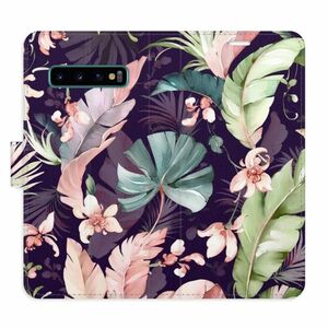 Flipové pouzdro iSaprio - Flower Pattern 08 - Samsung Galaxy S10 obraz