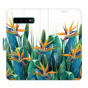 Flipové pouzdro iSaprio - Exotic Flowers 02 - Samsung Galaxy S10 obraz