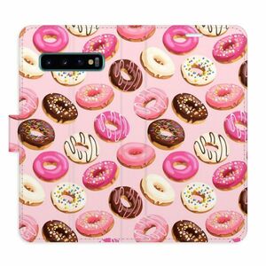 Flipové pouzdro iSaprio - Donuts Pattern 03 - Samsung Galaxy S10 obraz