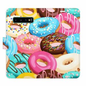 Flipové pouzdro iSaprio - Donuts Pattern 02 - Samsung Galaxy S10 obraz