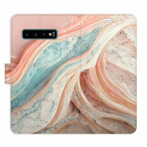 Flipové pouzdro iSaprio - Colour Marble - Samsung Galaxy S10 obraz