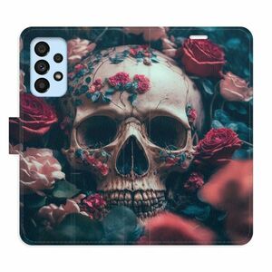 Flipové pouzdro iSaprio - Skull in Roses 02 - Samsung Galaxy A53 5G obraz