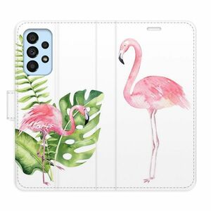 Flipové pouzdro iSaprio - Flamingos - Samsung Galaxy A53 5G obraz