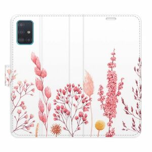 Flipové pouzdro iSaprio - Pink Flowers 03 - Samsung Galaxy A51 obraz