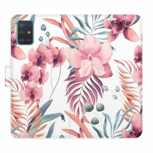 Flipové pouzdro iSaprio - Pink Flowers 02 - Samsung Galaxy A51 obraz