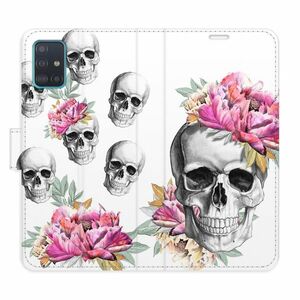 Flipové pouzdro iSaprio - Crazy Skull - Samsung Galaxy A51 obraz