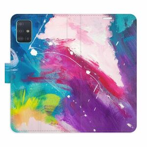 Flipové pouzdro iSaprio - Abstract Paint 05 - Samsung Galaxy A51 obraz