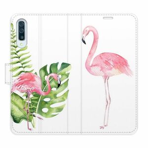 Flipové pouzdro iSaprio - Flamingos - Samsung Galaxy A50 obraz