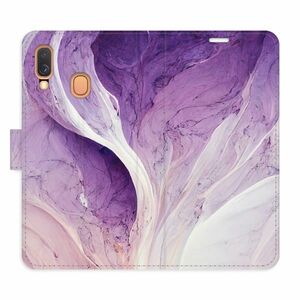 Flipové pouzdro iSaprio - Purple Paint - Samsung Galaxy A40 obraz